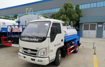 福田3噸灑水車(藍(lán)牌）