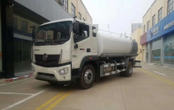 國(guó)六福田瑞沃12-15噸灑水車(chē)（可加霧炮）